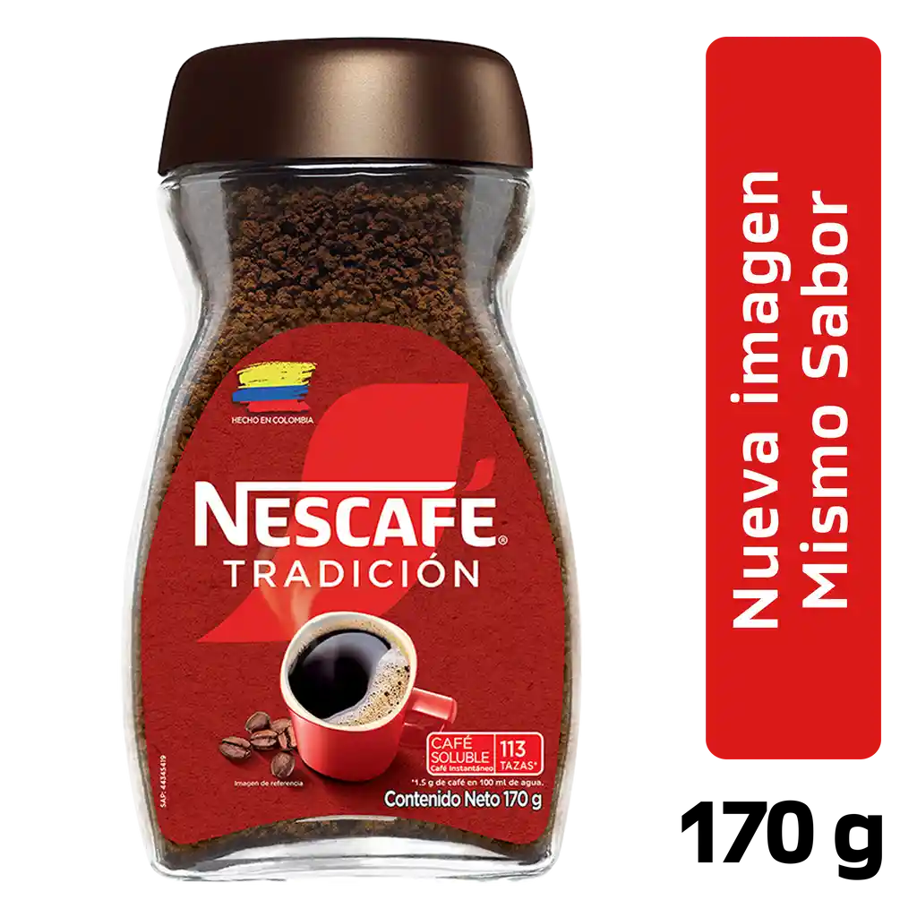 Café instantáneo NESCAFÉ Tradición x 170g