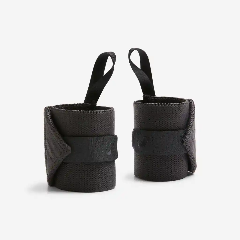 Muñequera De Compresión Musculación Gris Carbono