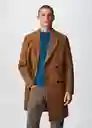 Abrigo Barley Camel Talla L Hombre Mango