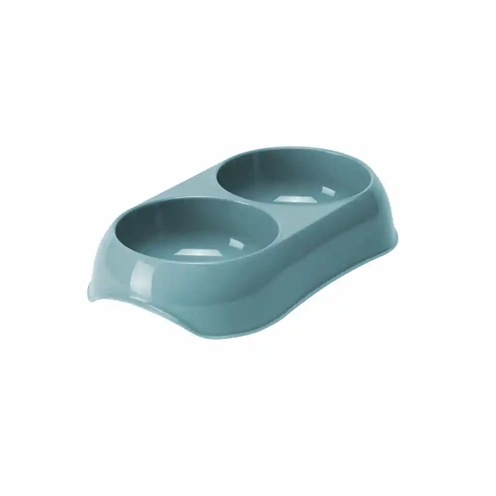 Moderna Comedero Para Perro Gusto Doble de 200 mL Aguamarina