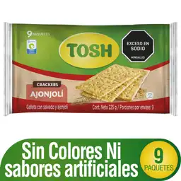 Tosh Galleta con Salvado y Ajonjolí 