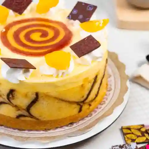 Torta Fría de Durazno Maracuyá