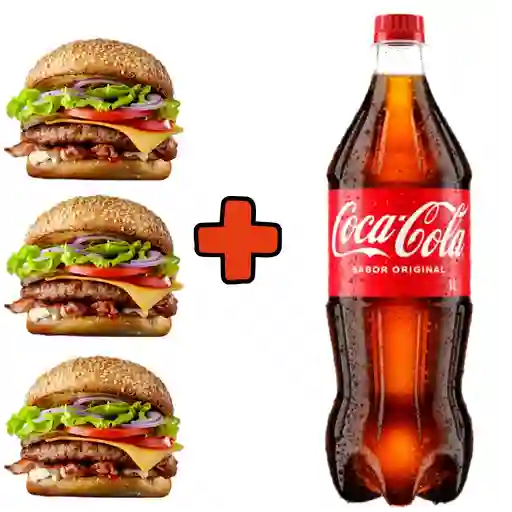 Combo hamburguesa artesanal