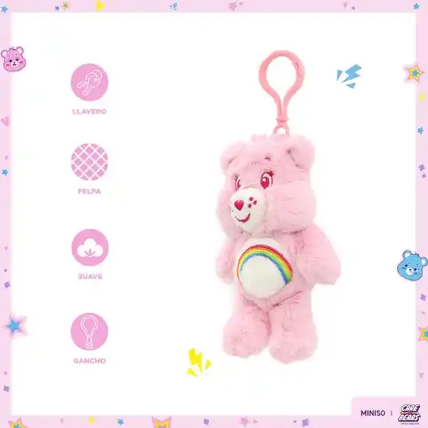 Llavero Alegría 5In Care Bears Miniso