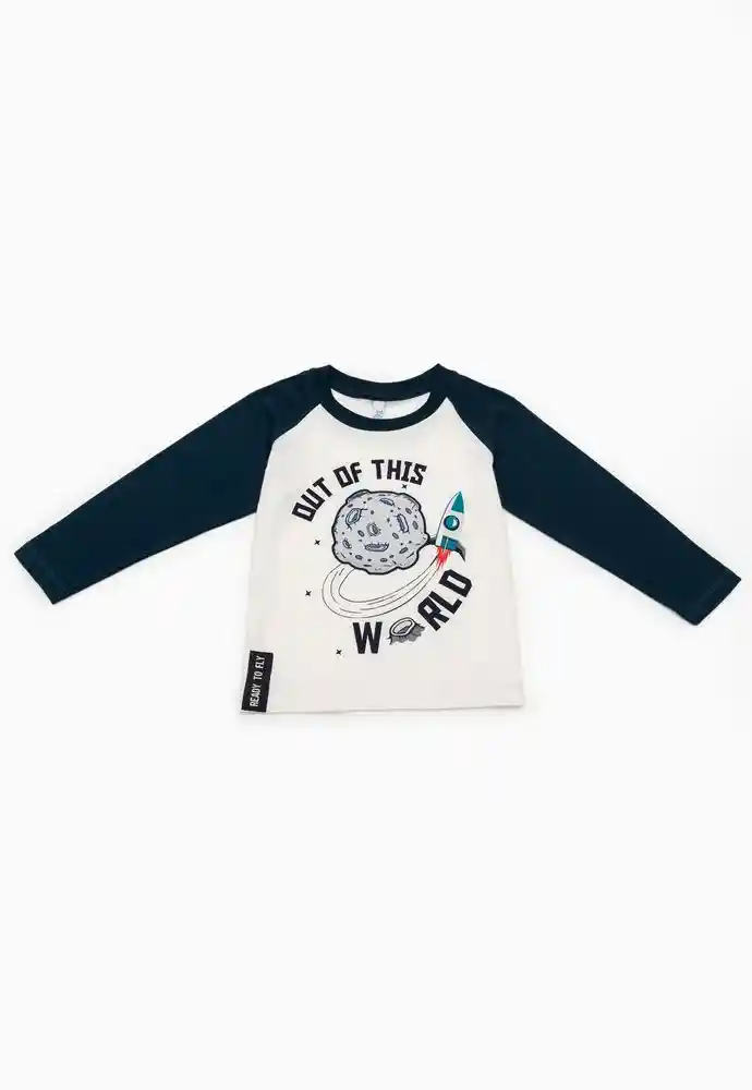 Camiseta Manga Larga 3t-ivory