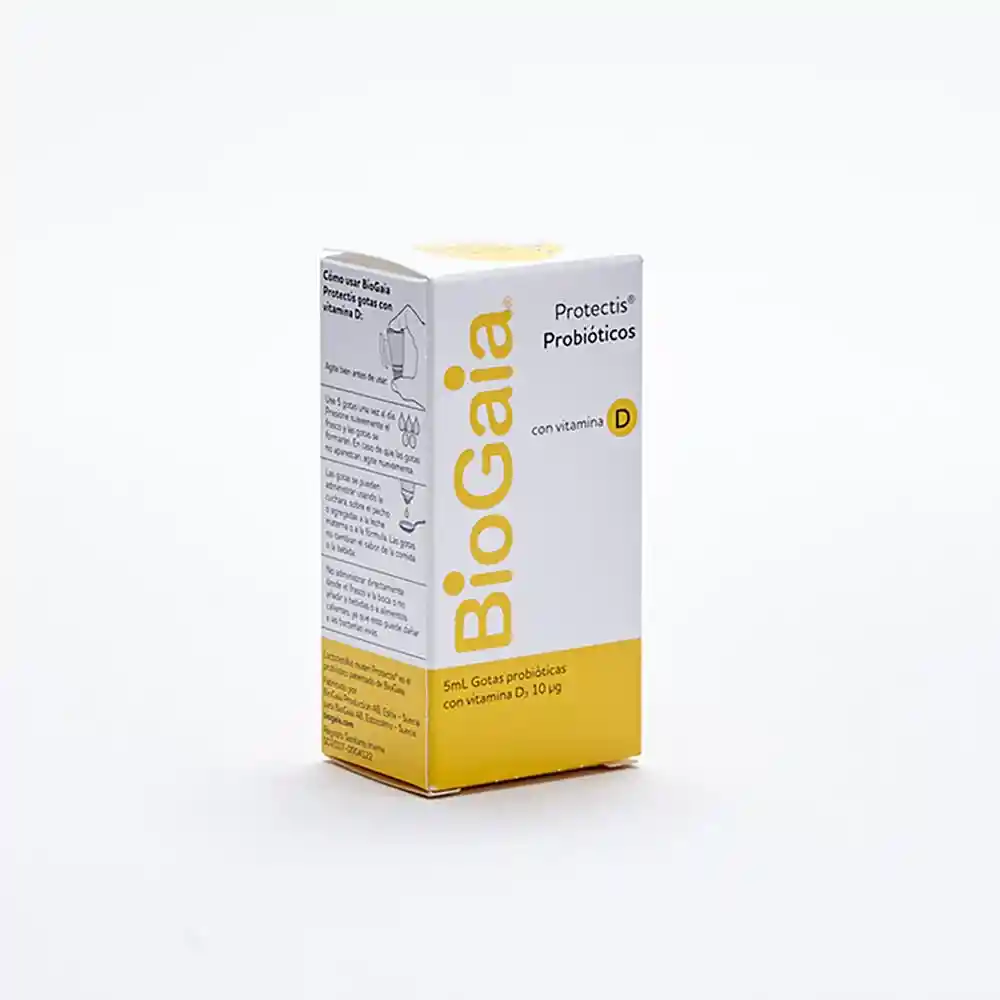 Bio Gaia Protectis Gotas Probióticas con Vitamina D (10 µg)