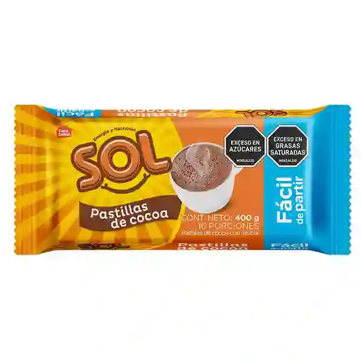 Chocolate Sol Pastillas de Cocoa (400 Gr)