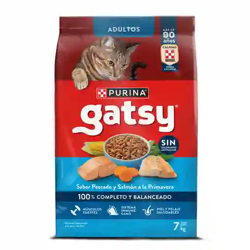 Comida para Gatos Purina Gatsy pescado 7 kg