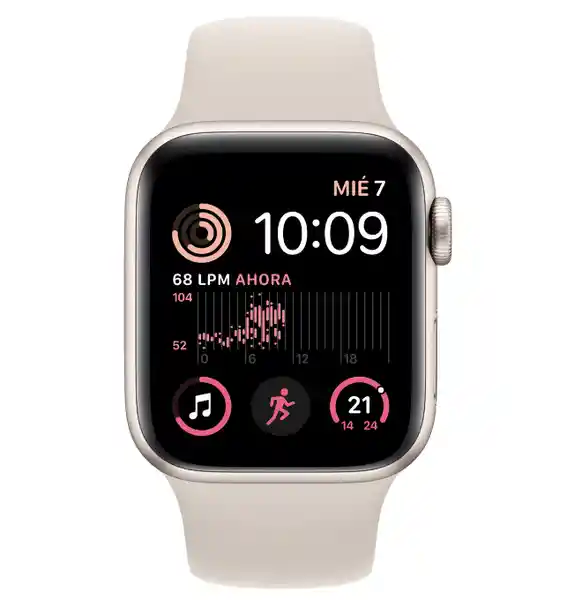 Apple Watch Se Gps Correa Deportiva Blanco Estrella 40 mm