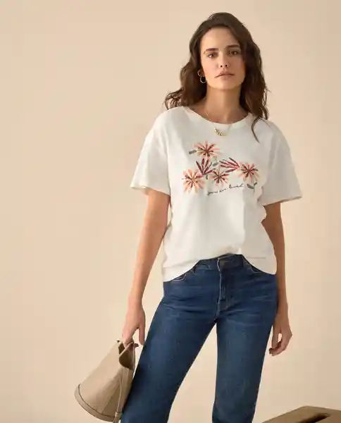 Camiseta Blanco 0 Claro Talla XL 601G003 Espirit