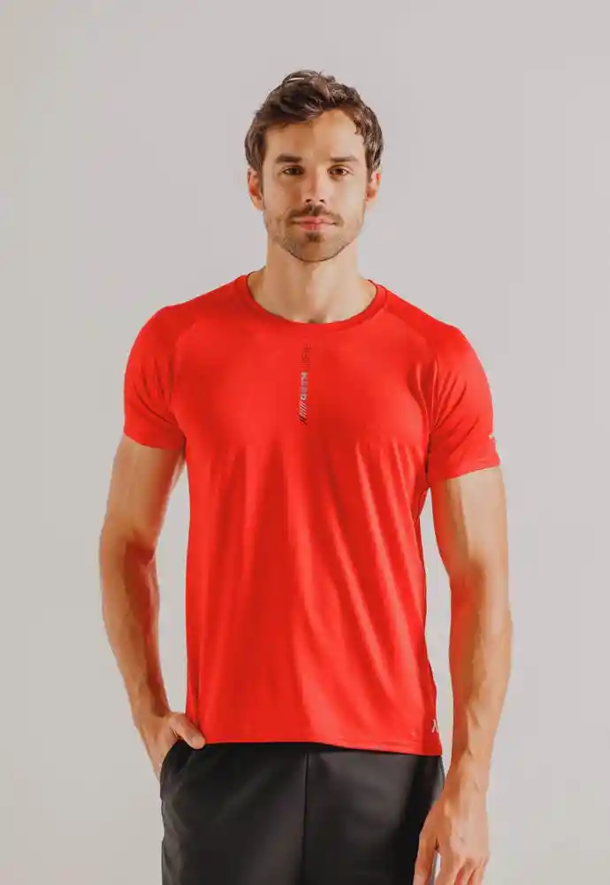 Camiseta M/c Para Hombre M-rojo