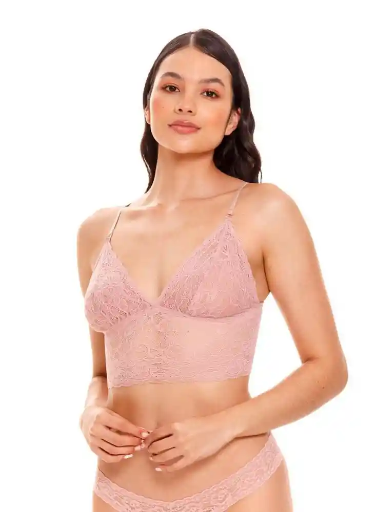 Bralette en Encaje Triangular St Even 48676