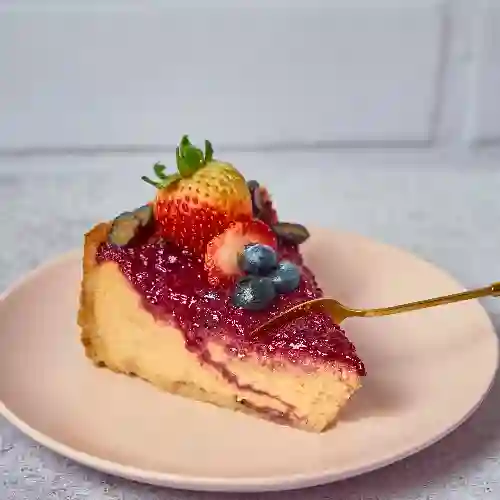 Cheesecake de Limón y Frutos Rojos Keto