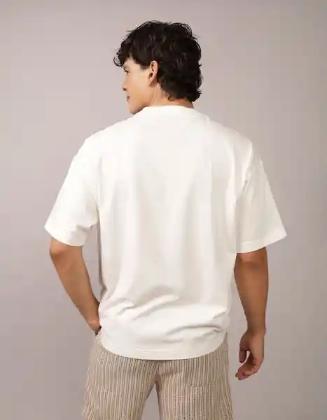 Camiseta Hombre Blanco Talla: MEDIUM 4645100 American Eagle