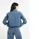 Chaqueta Maia Mujer Azul Indigo Medio Talla S 423E308 Naf Naf