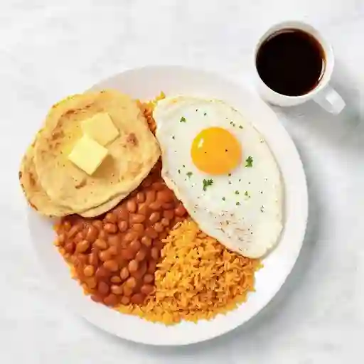 Calentado Con Huevos Al Gusto