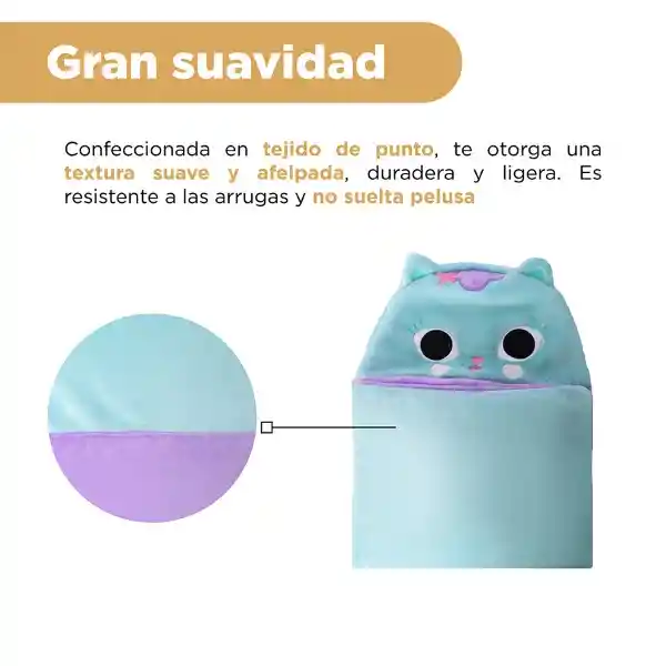 Manta Con Capucha Gabby's Dollhouse Miniso
