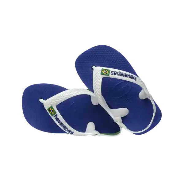 Sandalias Baby Brasil Logo Azul Naval Talla 20 4140577 Havaianas