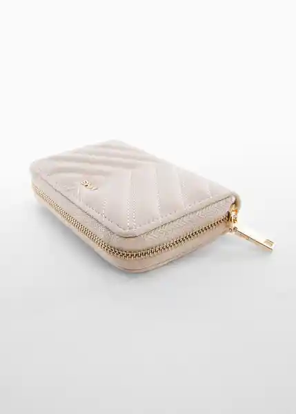 Billetera M Juanita Offwhite Talla 99 Mujer Mango