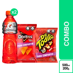 Combo Gatorade + Doritos + de Todito