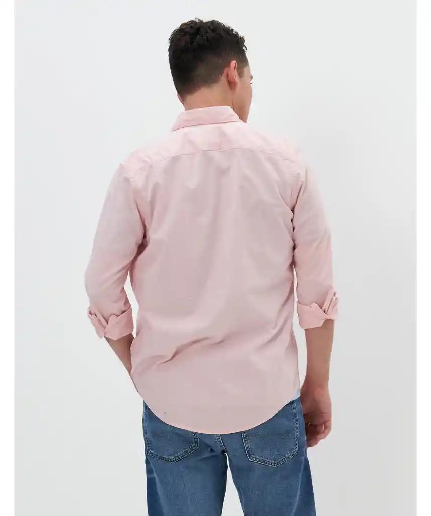 Camisa Hombre Rosado Talla LARGE 400386795369 American Eagle