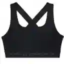 Ua Crossback Mid Bra Talla Xs Camisetas Negro Para Mujer Marca Under Armour Ref: 1361034-001