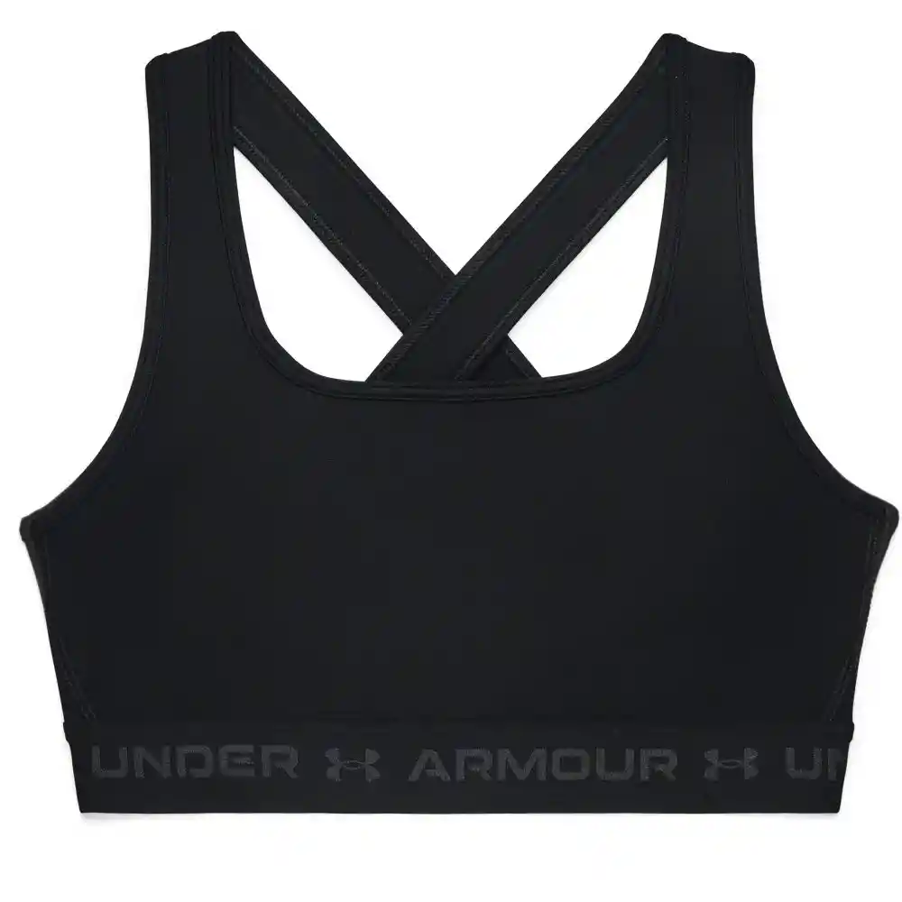 Ua Crossback Mid Bra Talla Xs Camisetas Negro Para Mujer Marca Under Armour Ref: 1361034-001