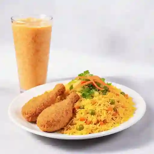 Promo con 1/2 Pollo Apanado