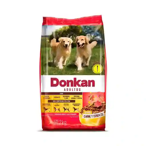 Alimento Perros Carne y Cereales Donkan