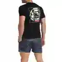 Camiseta Manga Corta Palm Haven Hombre Negro-l