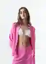 Camisa Sami Mujer Rosa Dulce Medio Talla M 013G358 Naf Naf