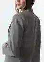 Chaqueta Mujer Gris Elefante Medio Talla M 523G034 Naf Naf