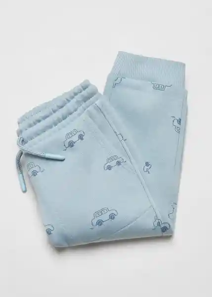 Pantalón Aopcars Celeste Talla 72 Niños Mango