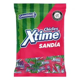 Chicle Xtime Sandia Colombina