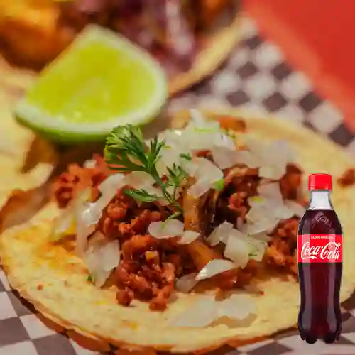 Combo Taco de Chorizo +Cocacola Orig 400ml