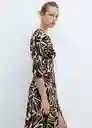 Vestido Claudie Offwhite Talla XS Mujer Mango