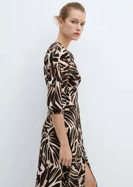 Vestido Claudie Offwhite Talla XS Mujer Mango