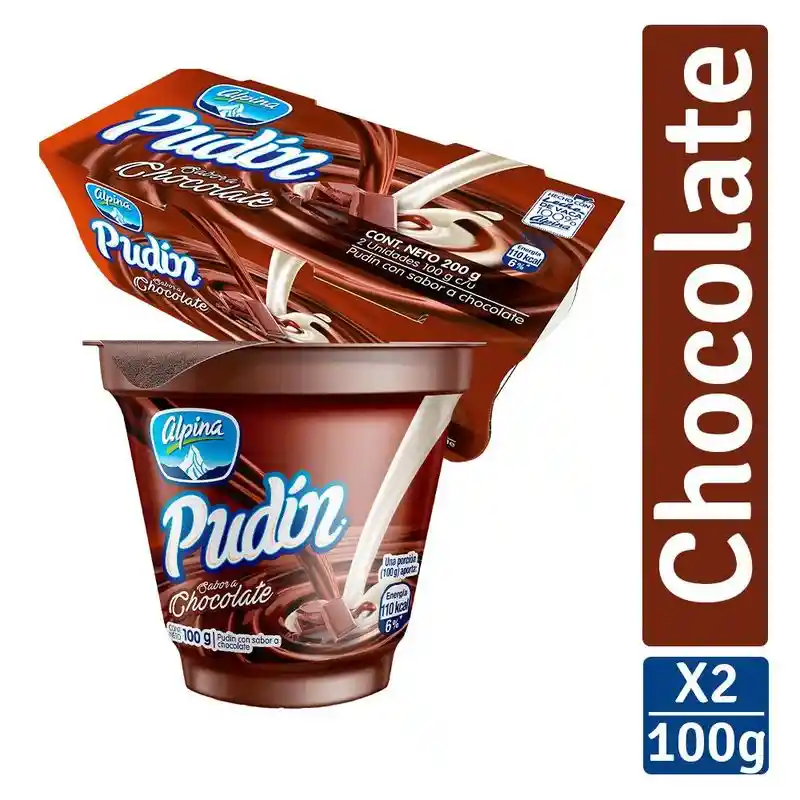 Alpina Pudín Sabor a Chocolate
