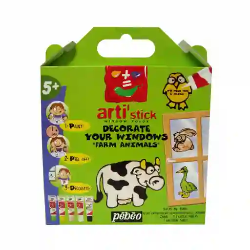 Pébéo Kit Artistick Pintura Mágica "Animales Granja"