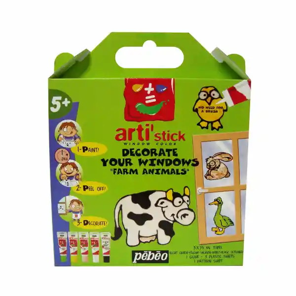 Pébéo Kit Artistick Pintura Mágica "Animales Granja"
