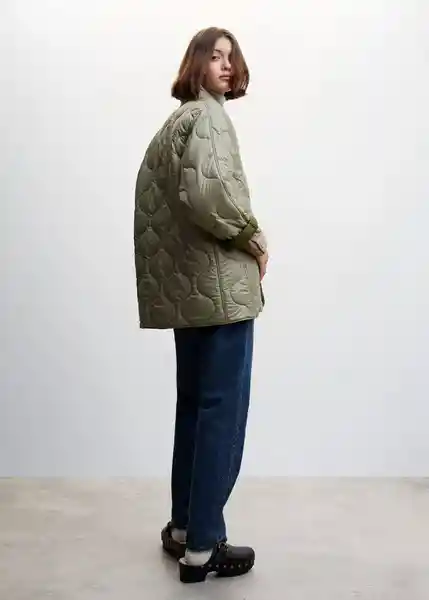 Anorak Onion Khaki Talla 18 Mujer Mango