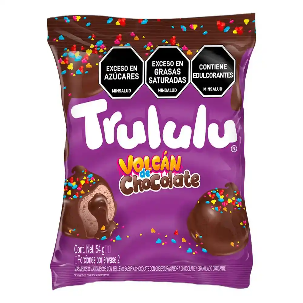 Masmelos Trululu Relleno Chocolate Cobertura (54 Gr)