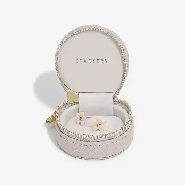 Stackers Joyero de Cartera Mini Beige