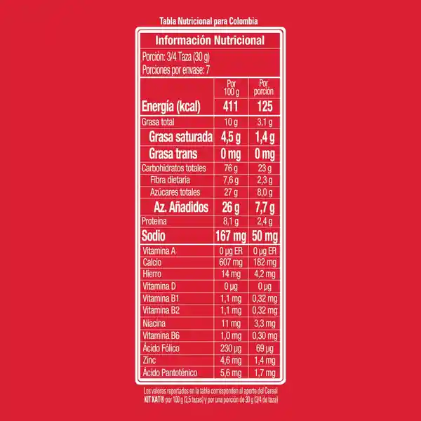 Cereal KIT KAT sabor a chocolate y galleta x 210g