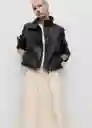 Falda Patri Marfil Talla 40 Mujer Mango