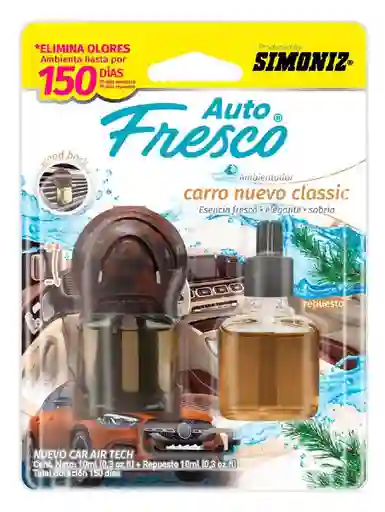 Ambientador Air Tech Carro Nuevo Classic Simoniz 208905