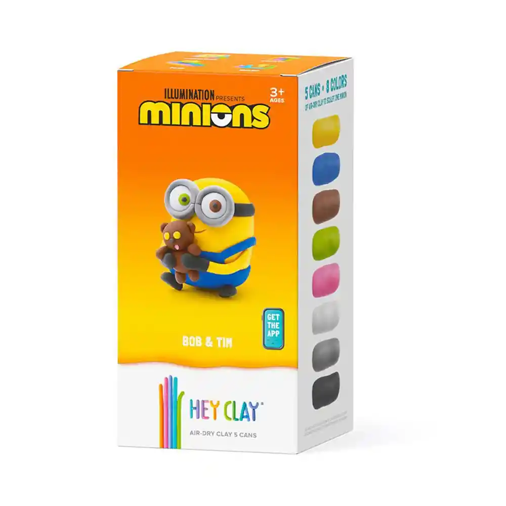 Hey Clay Juguete Minions Bob & Tim 5