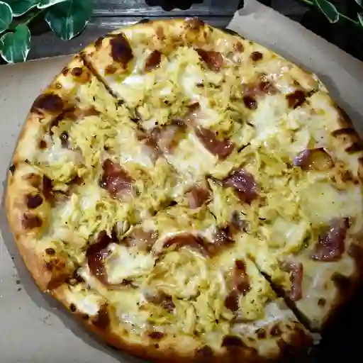 Pizza personal miel mostaza