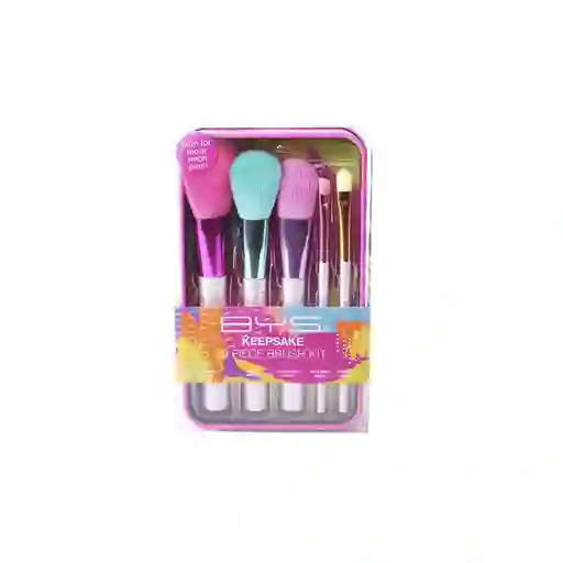 Bys Set de Brochas Makeup Brushes Keepsake Tin Frenzy