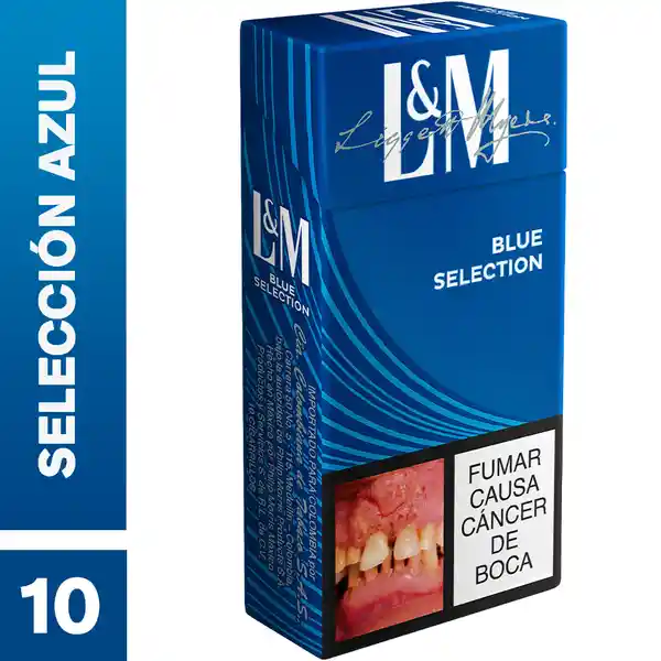 L&M Selección Azul x 10 Cigarrillos